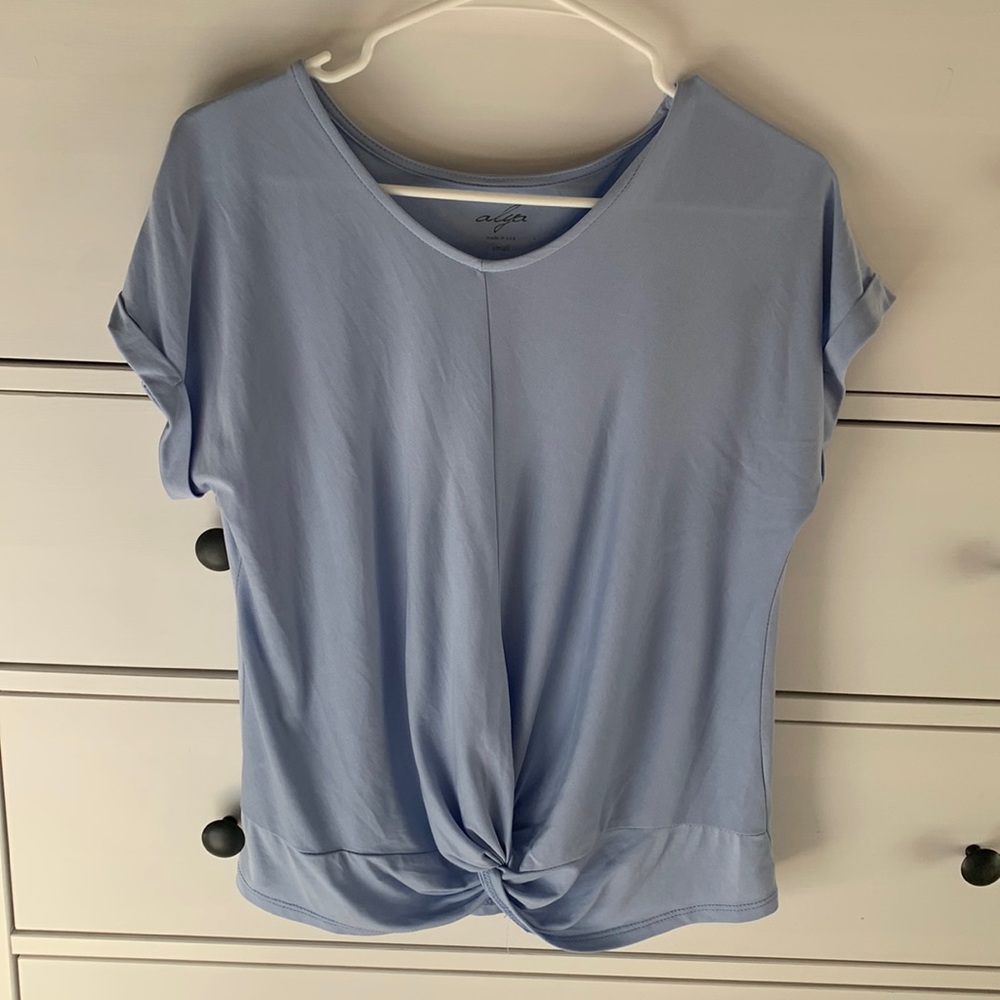Francesca’s periwinkle top